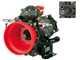 Trailed mist blower Gray T Car 1500/90 with tractor attachment for spraying - Capacity 1500L - Pump AR1203