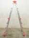 Gierre Peppina AL020DS - 2x8 steps, 4.70 m - Aluminium telescopic ladder