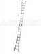 Gierre Peppina AL020DS - 2x8 steps, 4.70 m - Aluminium telescopic ladder