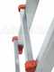 Gierre Peppina AL020DS - 2x8 steps, 4.70 m - Aluminium telescopic ladder