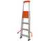 Gierre Stabila AL710DS - 4 steps, 1.47 m - Aluminium ladder with stand