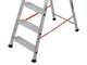Gierre Stabila AL720DS - 5 steps, 1.71 m - Aluminium ladder with stand