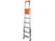Gierre Stabila AL730DS - 6 steps, 1.96 m - Aluminium ladder with stand