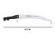 Castellari PO35P+ATO2 - Saw on aluminium oval pole - 150-240 cm - 35 cm blade