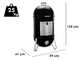 Weber Smokey Mountain Cooker - Charcoal smoker barbecue - 57 cm