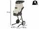 BlackStone SHRED 45 BL - Electric shredder - Reversible knives and collecting bag