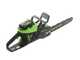 Greenworks GD60CS40K4 - 60V 4Ah cordless electric saw - 40cm blade