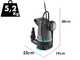 Gardena 20000 BASIC - 2-in-1 electric submersible pump for clear and dirty water - Integrated float switch