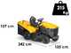 Stiga Estate 798 - Lawn tractor - hydrostatic transmission - collection box - mulching