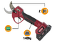 Archman FE07-40A - Battery pruning shear - 2x 21V 2Ah - &Oslash; 40 mm