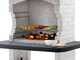 Palazzetti Olbia 2 - Wood and Charcoal Masonry Barbecue