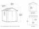Keter Newton plus 757/775 - Garden shed - With windows