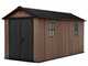 Keter Newton plus 7515/1575 - Garden shed - With double door and windows