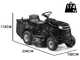 Alpina AT4 98 HWA - Ride-on Lawn Mower - Collection Bag - Hydrostatic Transmission
