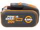 Worx Nitro WG745E - Cordless Lawn Mower - 2x20V/4Ah - Cutting Width 41cm