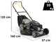 Alpina AL4 51 SHQ - Self-propelled Petrol Lawn Mower - Honda GCVx 145 Engine - 51cm Cutting Width
