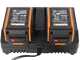 Worx Nitro WG737E - Battery-powered Lawn Mower - 2x20V/4Ah + Free: 2x20V/4Ah batteries  - 37cm Cutting Width