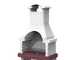 Linea VZ Rimini New - Masonry Charcoal Barbecue