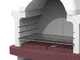 Linea VZ Rimini New - Masonry Charcoal Barbecue
