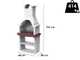 Linea VZ Rimini New - Masonry Charcoal Barbecue