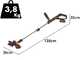 Worx WG173E - Cordless 3-in-1 Trimmer - 20V 4Ah