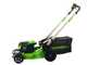 Greenworks GD60LM51SPK4 - Battery-powered self-propelled lawn mower - 60V/4Ah - Cutting width 51 cm