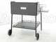 Cruccolini Fuocone Umbria 70x58 Wood-fired Barbecue in Sheet Metal with Stainless Steel Grid