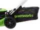 Greenworks GD60LM46SPK4 - Self-propelled Battery Lawn Mower - 60V/4Ah - 46 cm Cutting Width