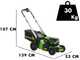 Greenworks GD60LM46SPK4 - Self-propelled Battery Lawn Mower - 60V/4Ah - 46 cm Cutting Width