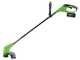 Greenworks G48LM41ST25K2X - Battery Lawnmower + Battery Trimmer Kit - 48V - 2x 24V/2Ah