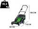 Greenworks G48LM41ST25K2X - Battery Lawnmower + Battery Trimmer Kit - 48V - 2x 24V/2Ah