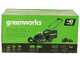 Greenworks GD48LM46SPIIK4 - Battery-powered self-propelled lawnmower - 48V/4Ah - Cutting width 46 cm