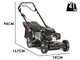 Marina Systems 4-MAXI 52 SH - 4-in-1 - Self-propelled Petrol Lawnmower 4x4 - Honda GCVX 200 Engine