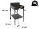 Cruccolini Fuocone Oliveto - Handmade Iron Wood and Charcoal Barbecue