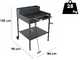 Cruccolini Fuocone Oliveto Maxi - Handmade Iron Wood and Charcoal Barbecue