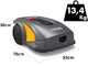 Stiga A 5000 - Robotic Lawn Mower - With two 5 Ah E-Power batteries