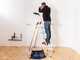 Hailo ProfiStep XXL, 5 steps, 1.68 m - Aluminium stepladder with stand