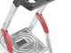Hailo ProfiStep XXL, 5 steps, 1.68 m - Aluminium stepladder with stand