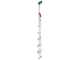 Hailo ProfiStep XXL, 6 steps, 1.90 m - Aluminium Stepladder with Stand