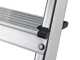Hailo L60, 4 steps, 1.46 m - Aluminium step ladder with stand - Ultra-lightweight