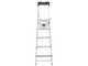 Hailo L60, 4 steps, 1.46 m - Aluminium step ladder with stand - Ultra-lightweight