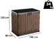 Keter Store it Out Darwin brown - Garden tool storage box