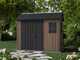 Keter Newton plus 759/975 - Garden shed - With double door and windows