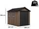 Keter Newton plus 759/975 - Garden shed - With double door and windows