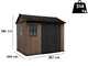 Keter Newton plus 759/975 - Garden shed - With double door and windows