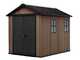 Keter Newton plus 759/975 - Garden shed - With double door and windows