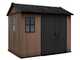 Keter Newton plus 759/975 - Garden shed - With double door and windows
