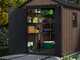 Keter Newton plus 759/975 - Garden shed - With double door and windows