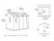 Keter Newton plus 759/975 - Garden shed - With double door and windows
