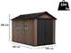 Keter Newton plus 7511/1175 - Garden shed - With double-leaf door and windows